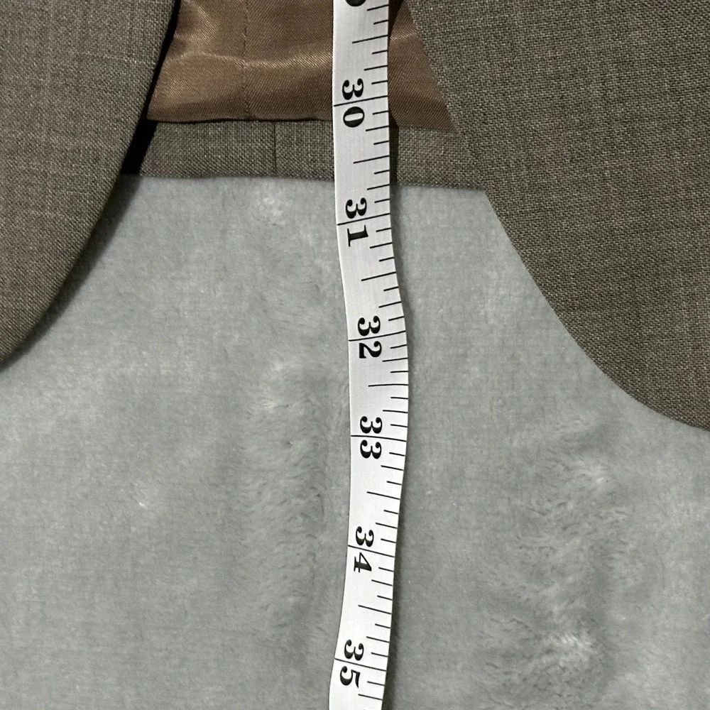 John Varvatos Bedford ST-N-SC Mens Blazer Jacket 42R Wool Tan Brown Two Button